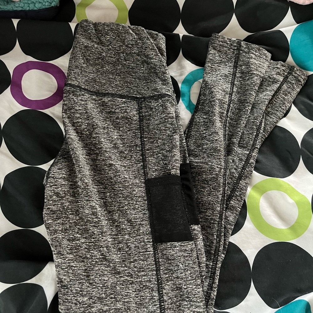 shein grey leggings with pockets size small